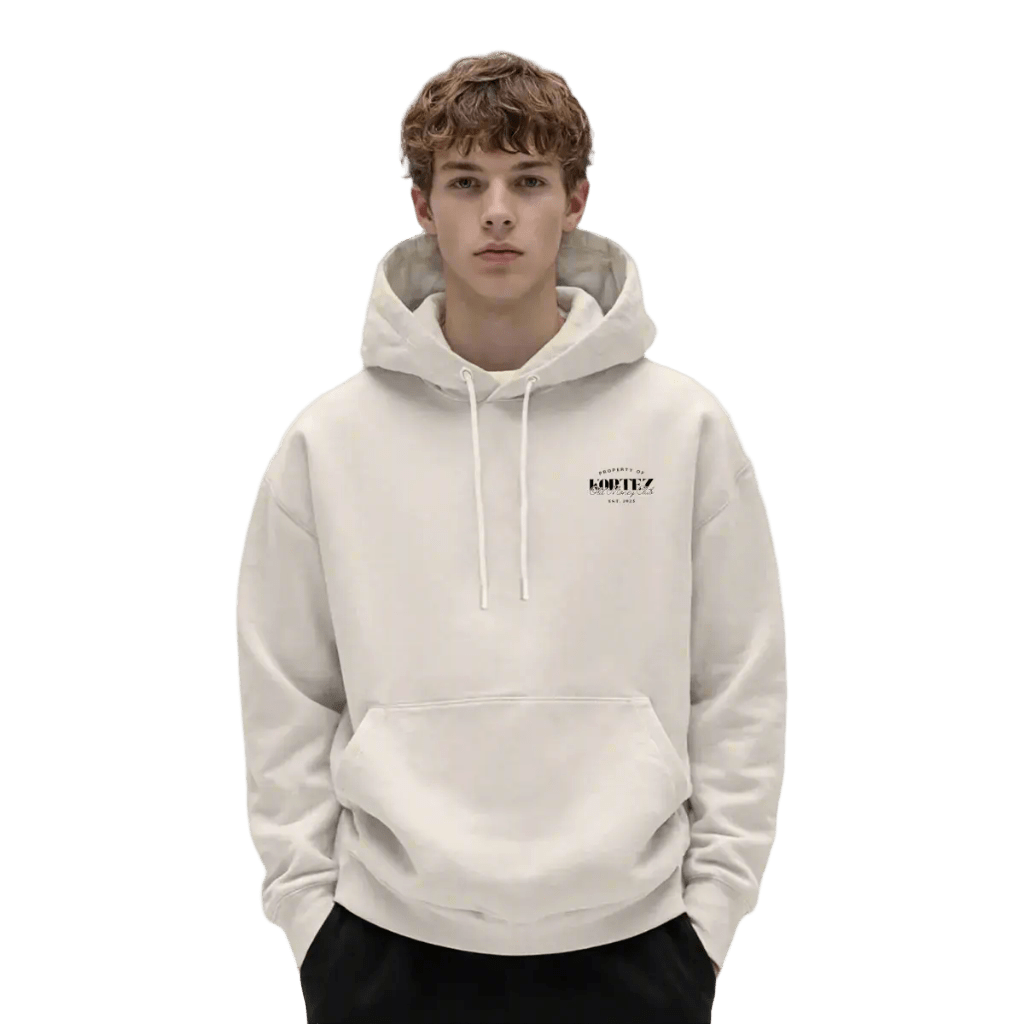 KORTEZ - OLD MONEY VILLA Hoodie / Light Beige