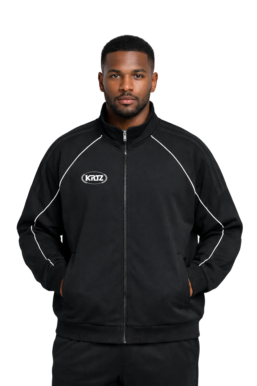 KORTEZ - Reflective Stripe Jacket / Black