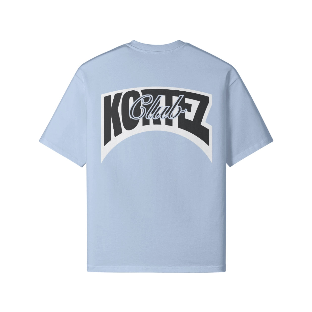 KORTEZ - Boxy T-shirt (Baby blue)