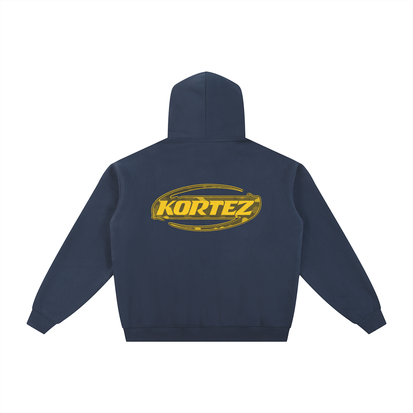 KORTEZ - Camo Essential Fleece Zip / Navy Blue