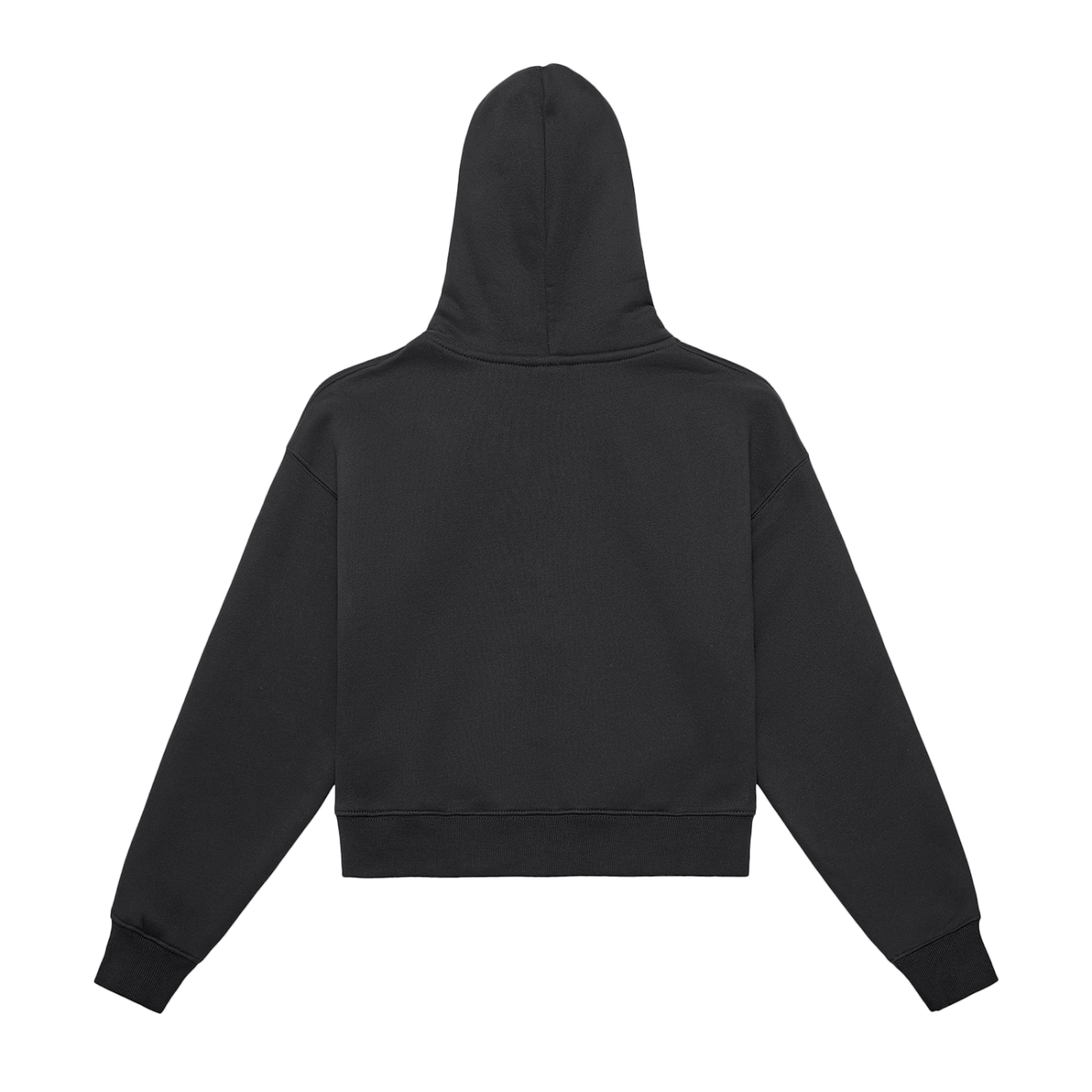 KORTEZ - Femme Crop Fleece Zip / Black