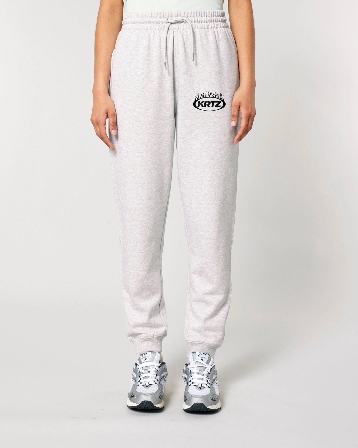 KORTEZ - Flame Emblem Joggers (Cool Heather Grey)