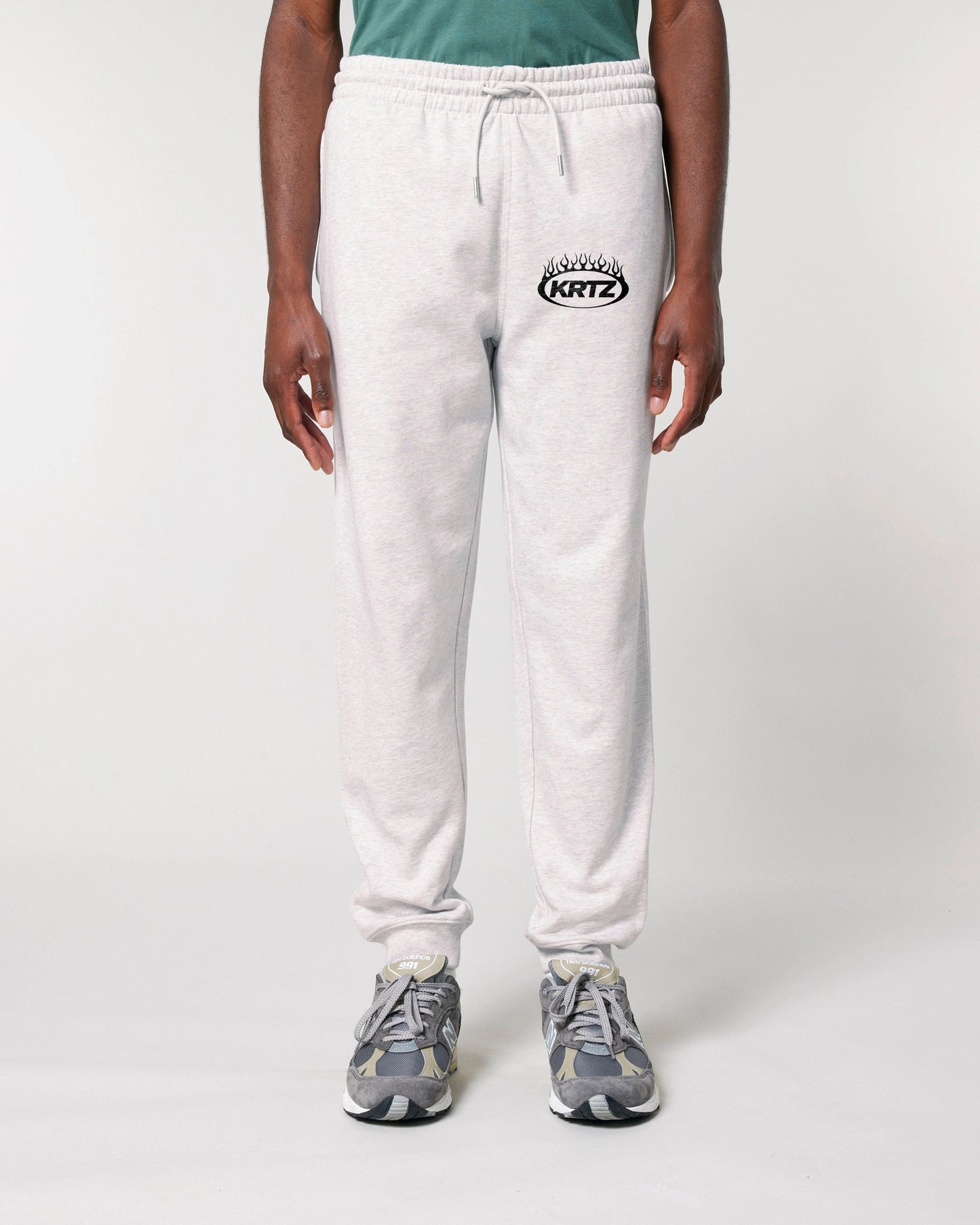 KORTEZ - Flame Emblem Joggers (Cool Heather Grey)