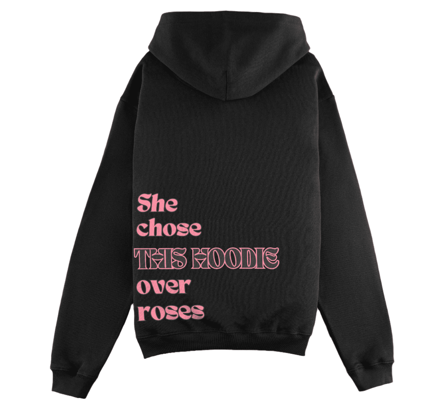 KORTEZ - Hoodie Over Roses (Black)