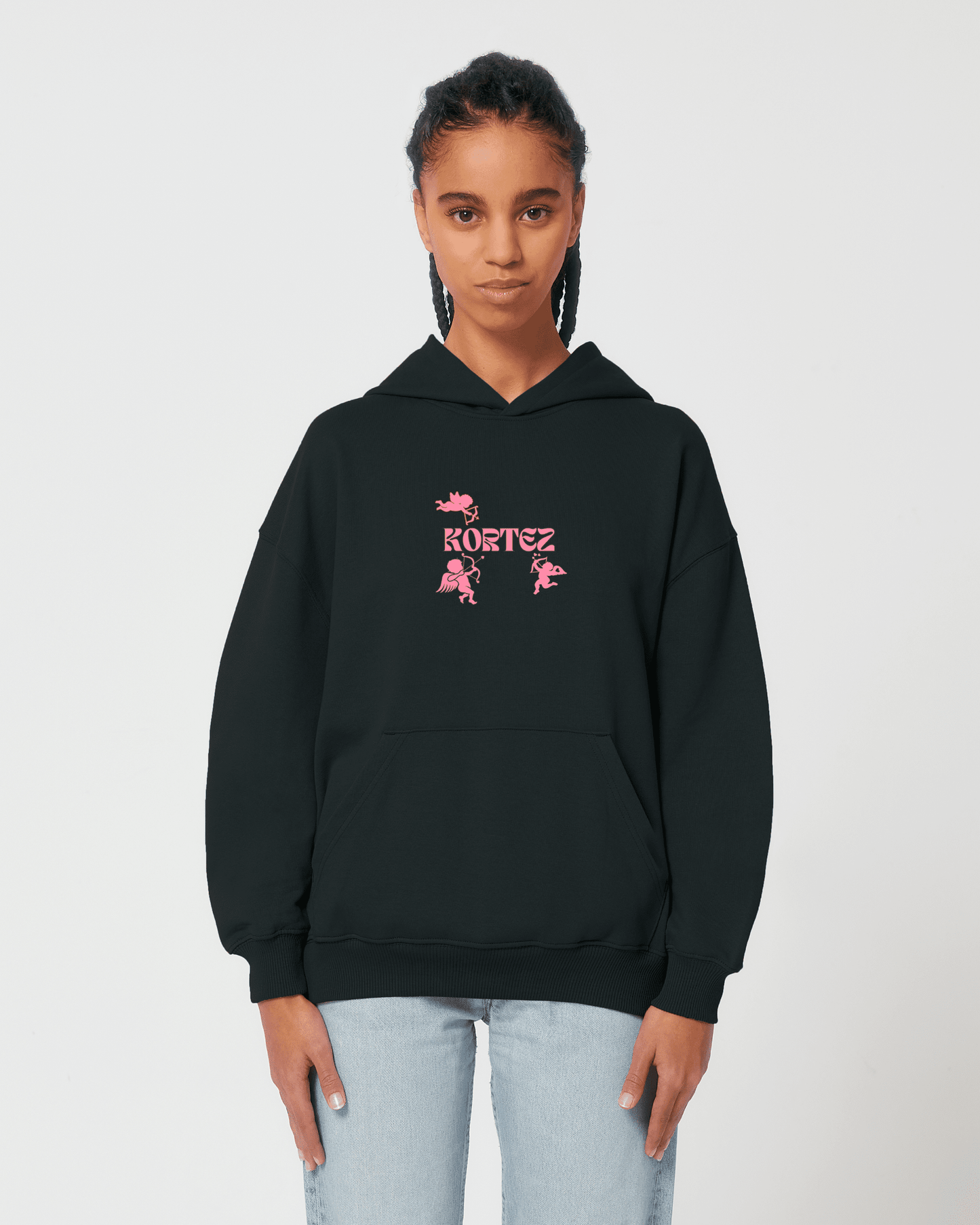 KORTEZ - Hoodie Over Roses (Black)