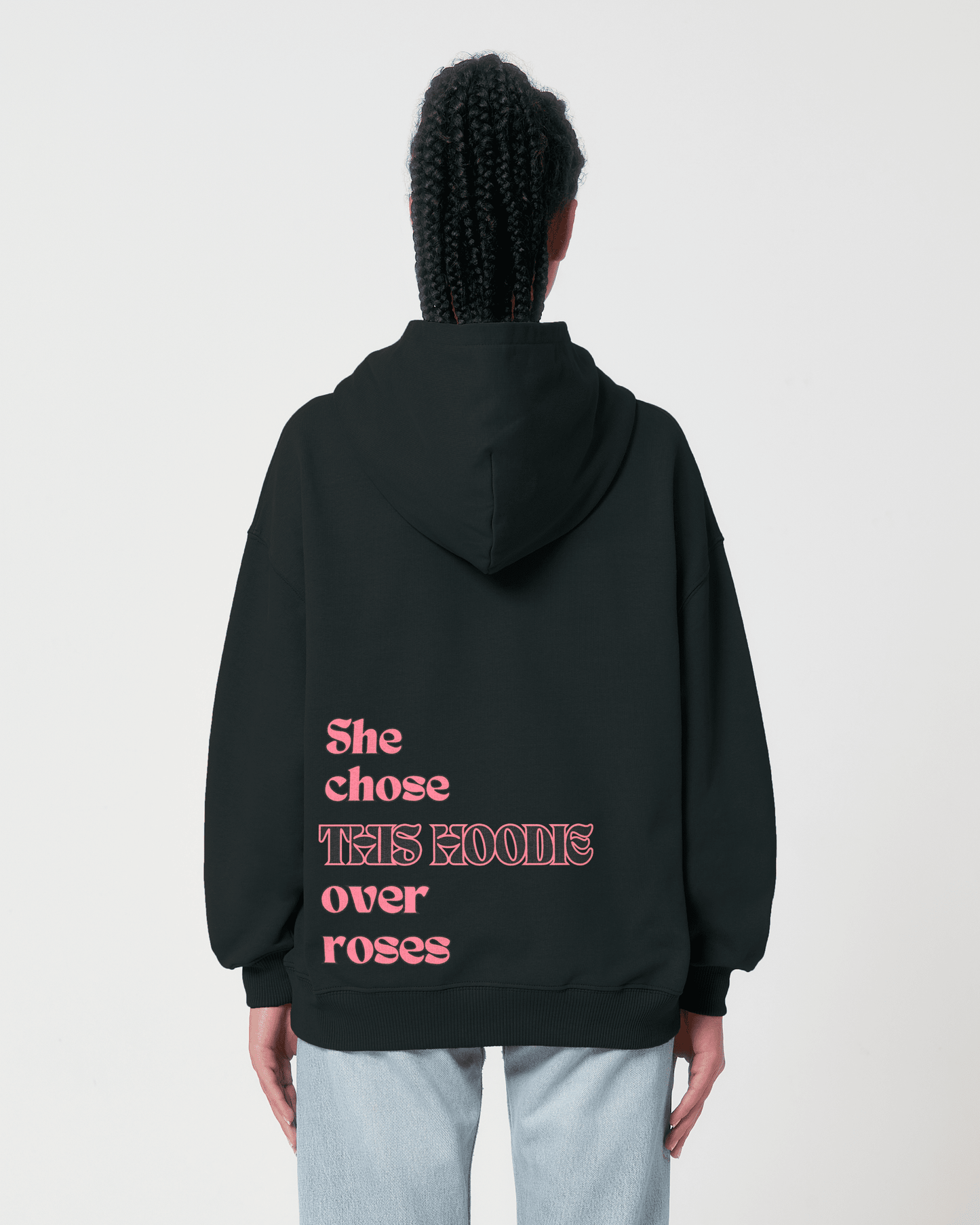 KORTEZ - Hoodie Over Roses (Black)