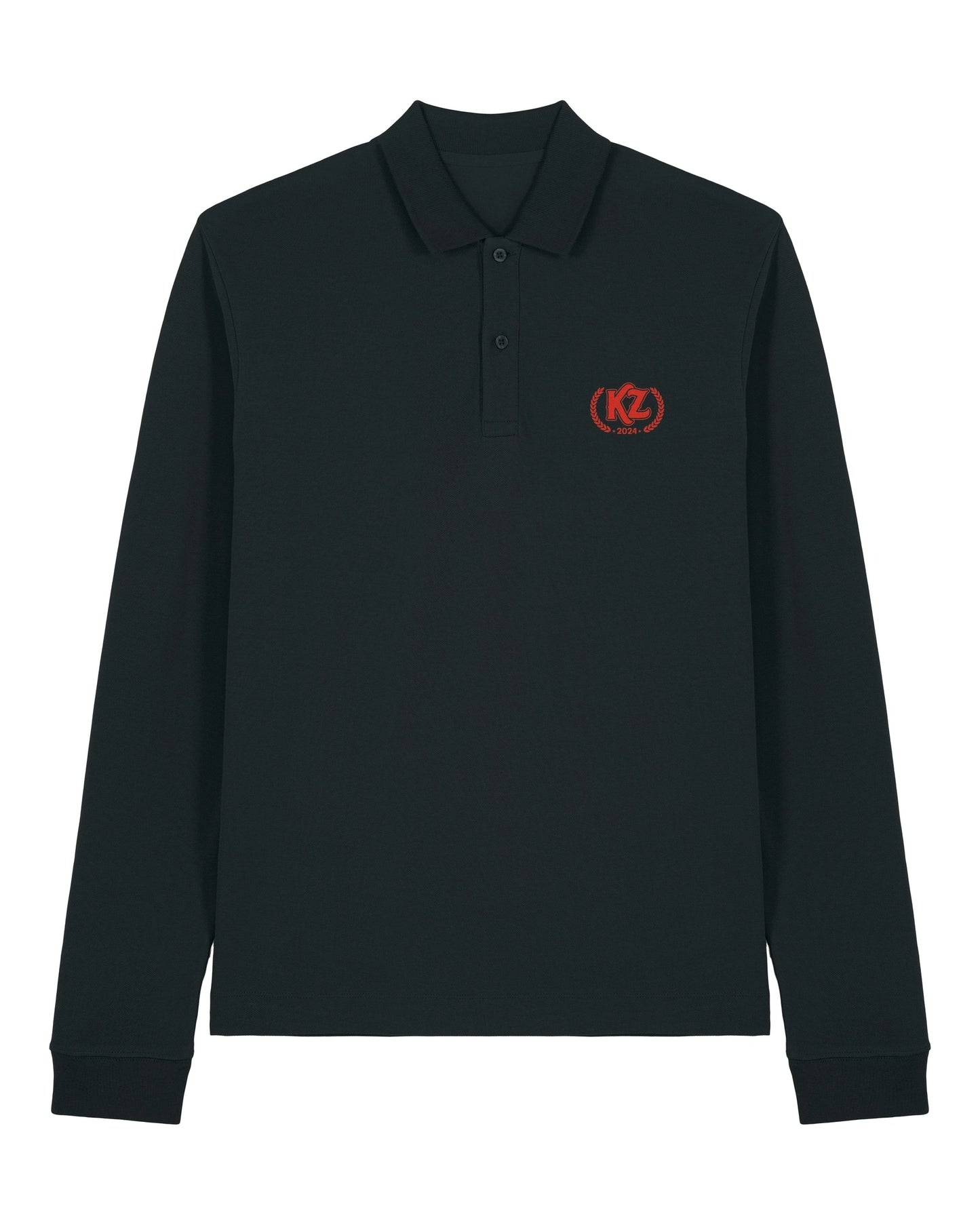 KORTEZ - Long Sleeve Polo (Black)