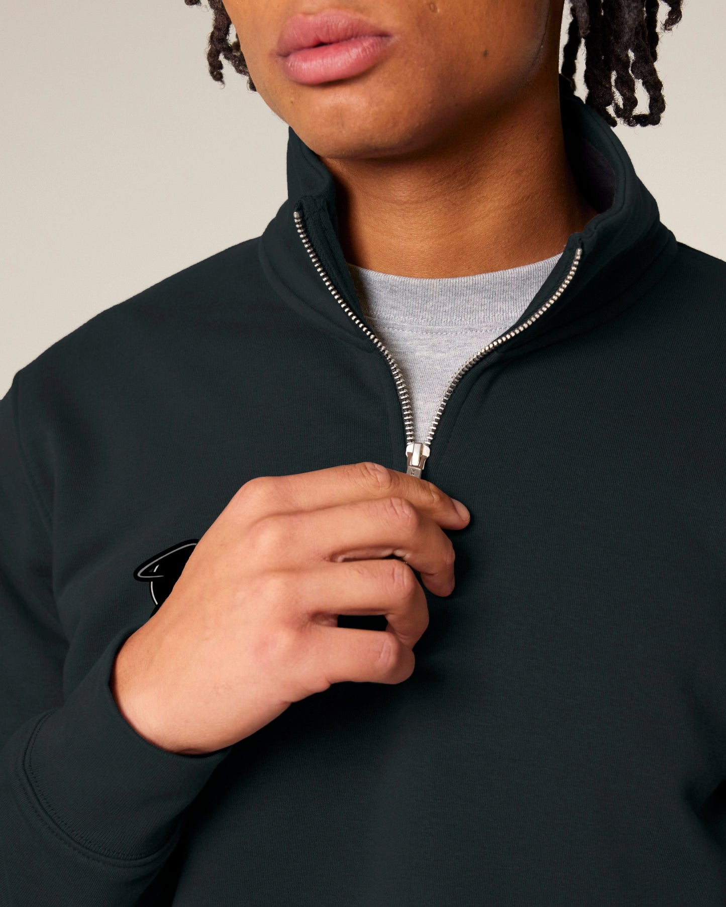 KORTEZ- Signature Half-Zip (Black)