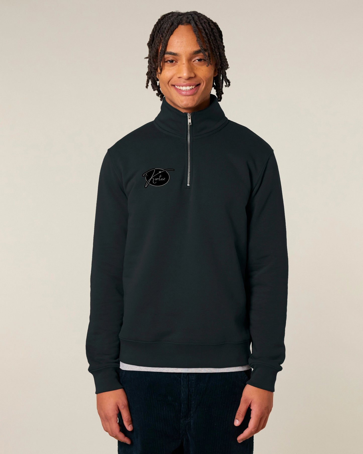 KORTEZ- Signature Half-Zip (Black)