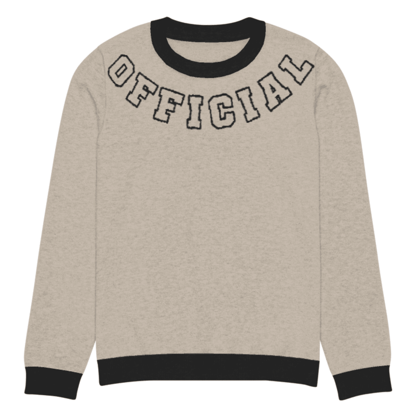 KORTEZ - Signature Knitted Sweater (Beige)