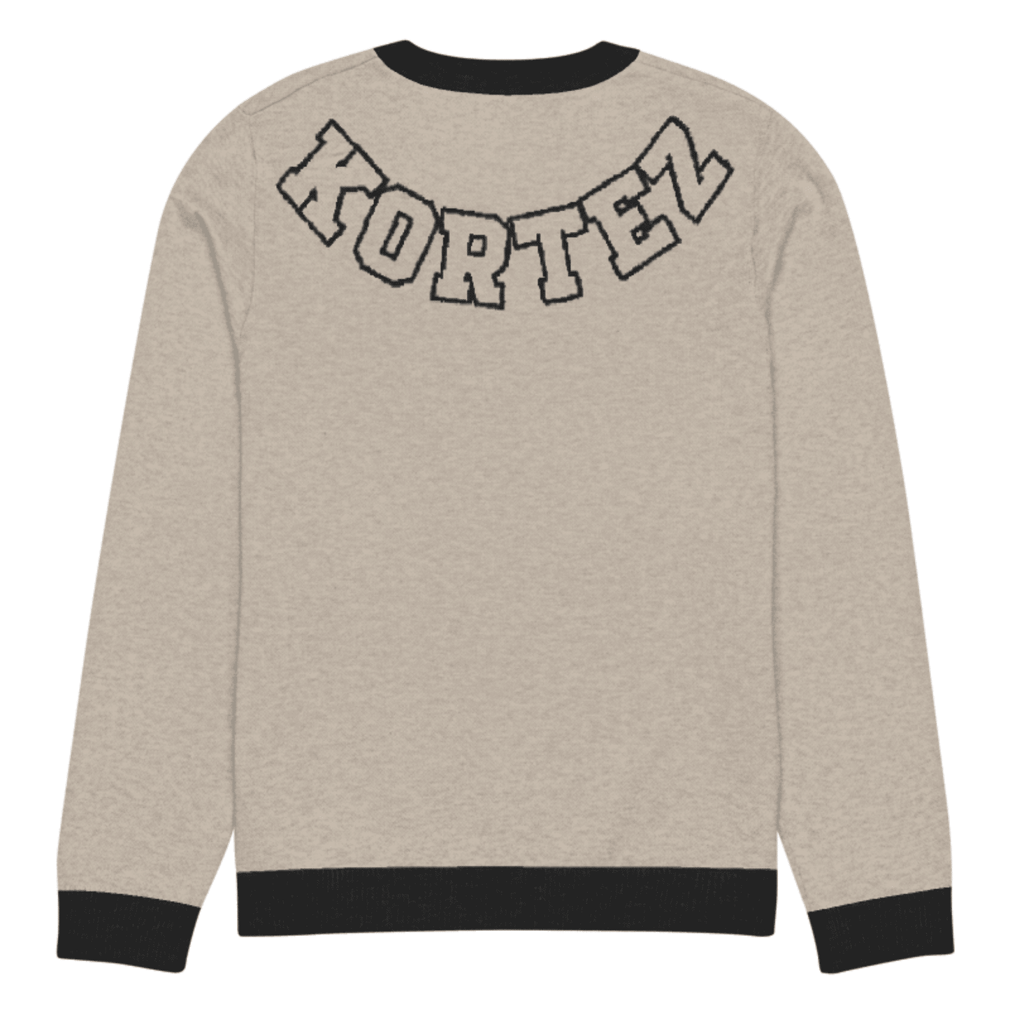 KORTEZ - Signature Knitted Sweater (Beige)