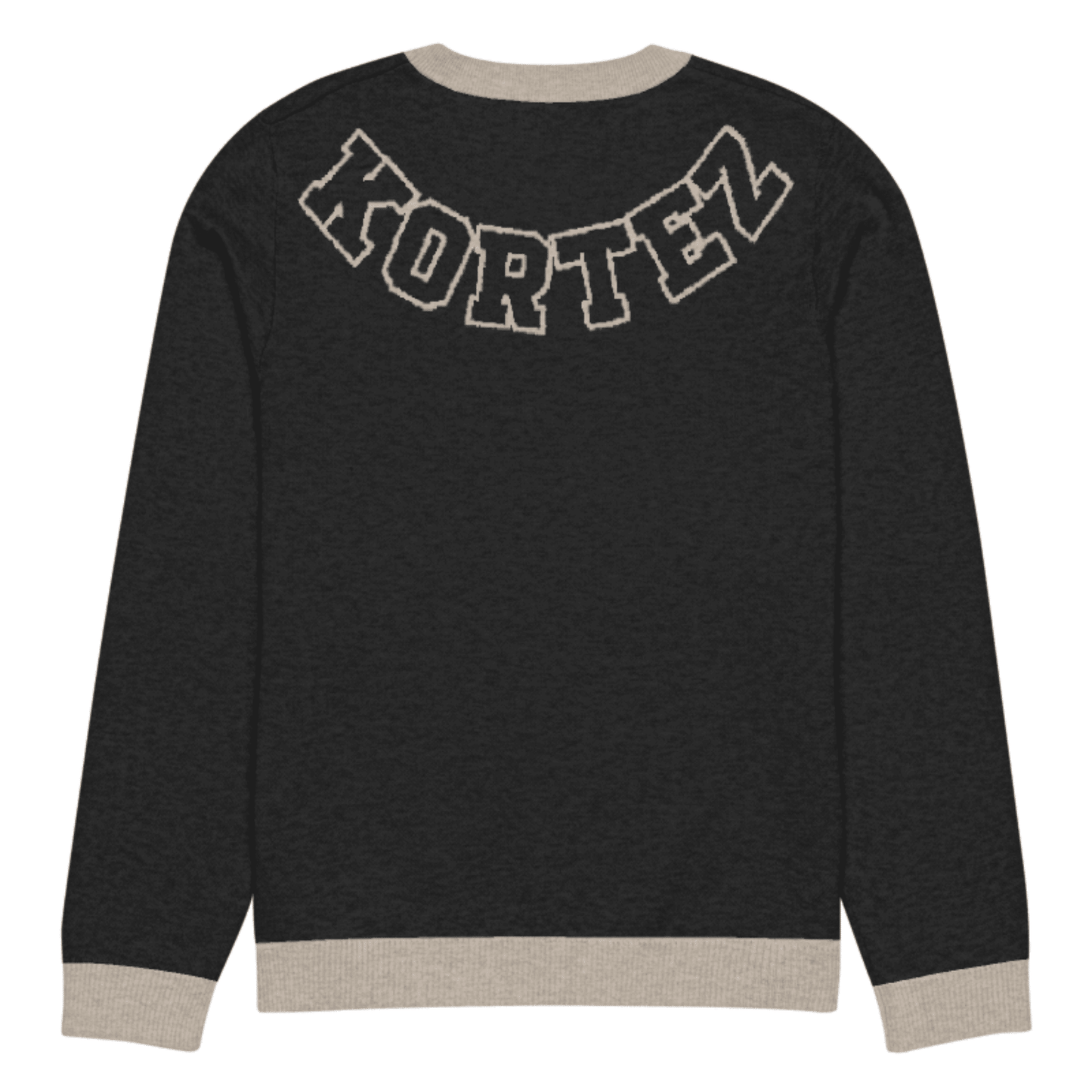 KORTEZ - Signature Knitted Sweater (Black)