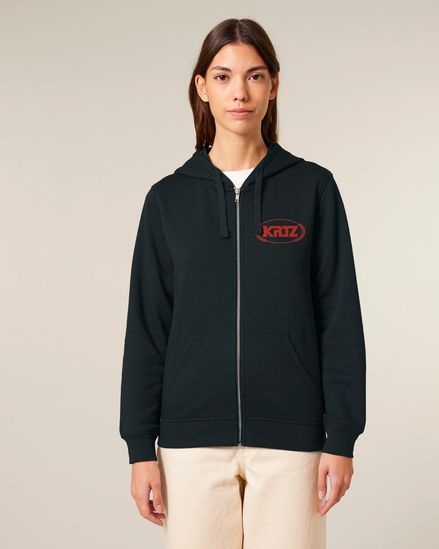 KORTEZ - Signature Zipped Hoodie (Black)