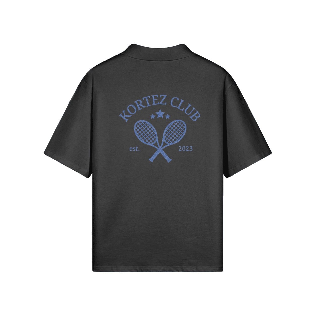 KORTEZ - TENNIS CLUB POLO / BLACK - ROYAL BLUE