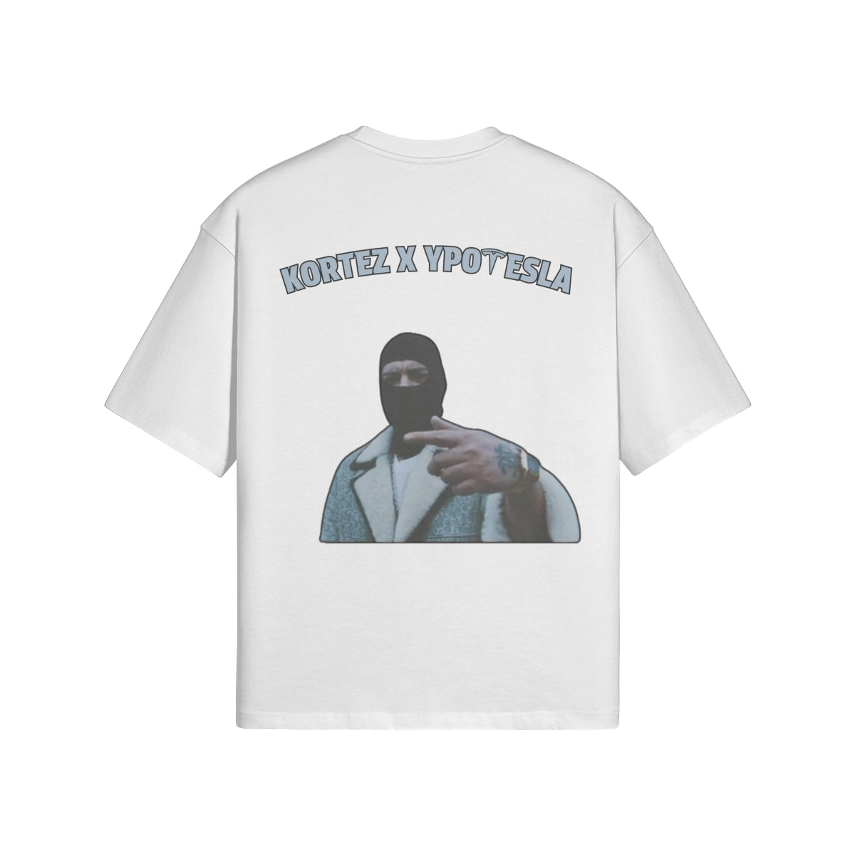 KORTEZ X YPOTESLA - Plain Tee (White)