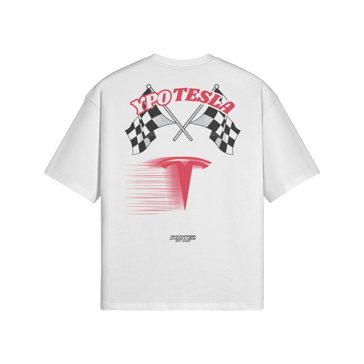 KORTEZ X YPOTESLA - Race Day Tee (White)