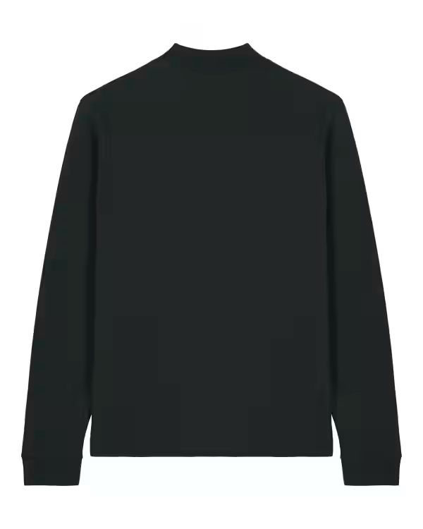 KORTEZ - Monogram Longsleeve Polo / Black
