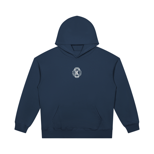 KORTEZ - Heavyweight Pullover Hoodie / Navy Blue