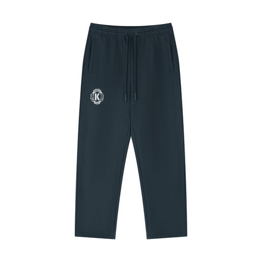 KORTEZ - Straight Leg Sweatpants / Navy Blue