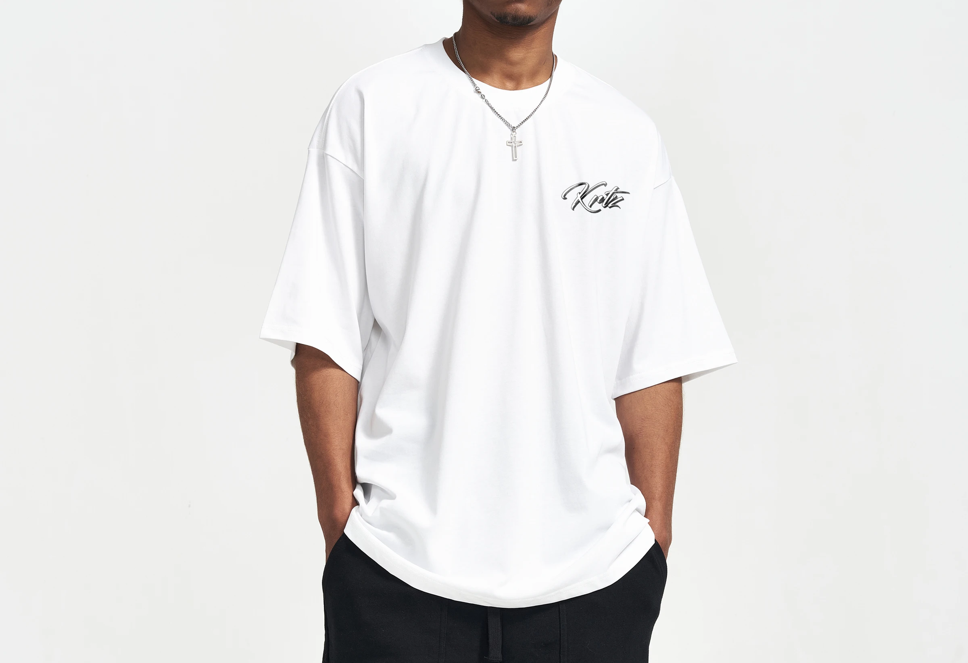 KORTEZ - Short Set (White/Heather-grey) | Official Kortez