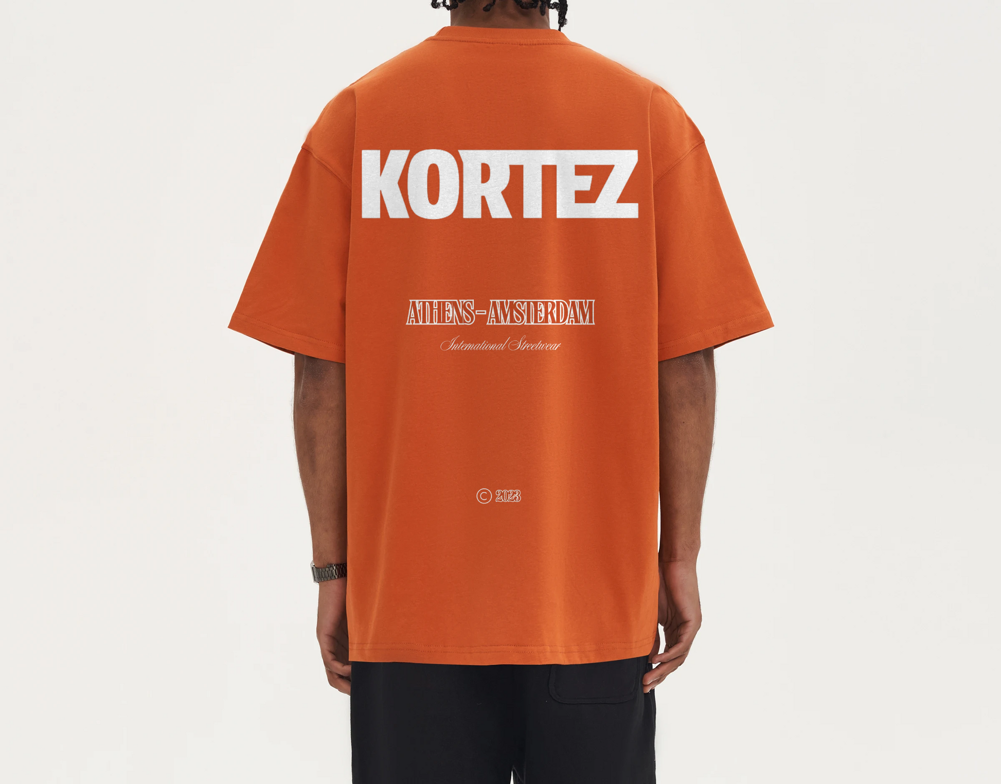 KORTEZ - Boxy T-shirt (Orange) | Official Kortez