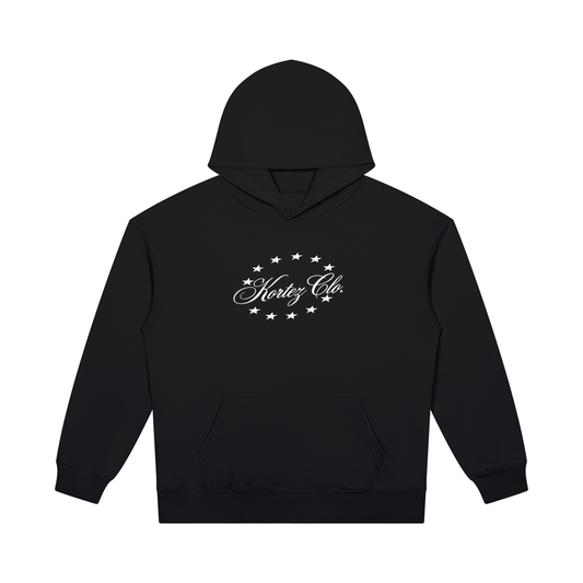 KORTEZ - Heavyweight Pullover Hoodie / Black