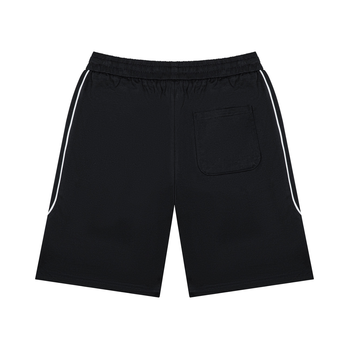 KORTEZ - Piping Color Block Shorts / Black