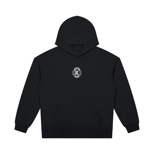 KORTEZ - Heavyweight Pullover Hoodie / Black