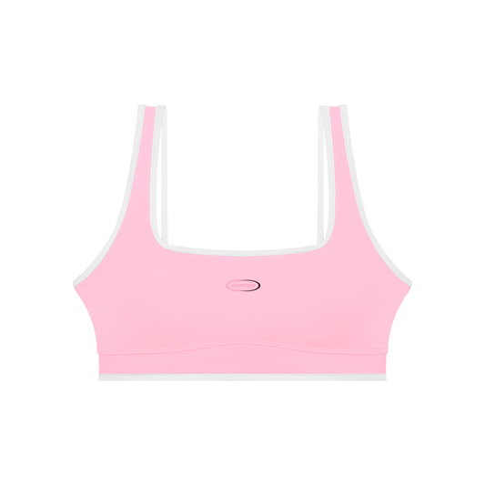 KORTEZ - Yoga Performance Sports Bra / Light Pink