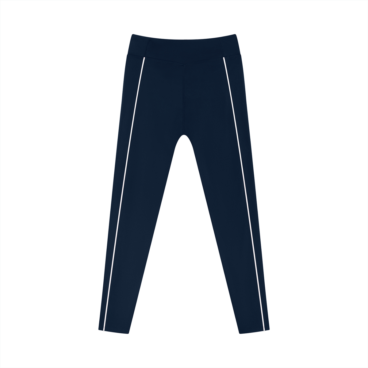 KORTEZ - High-Waist Tapered Performance Leggings / Navy Blue