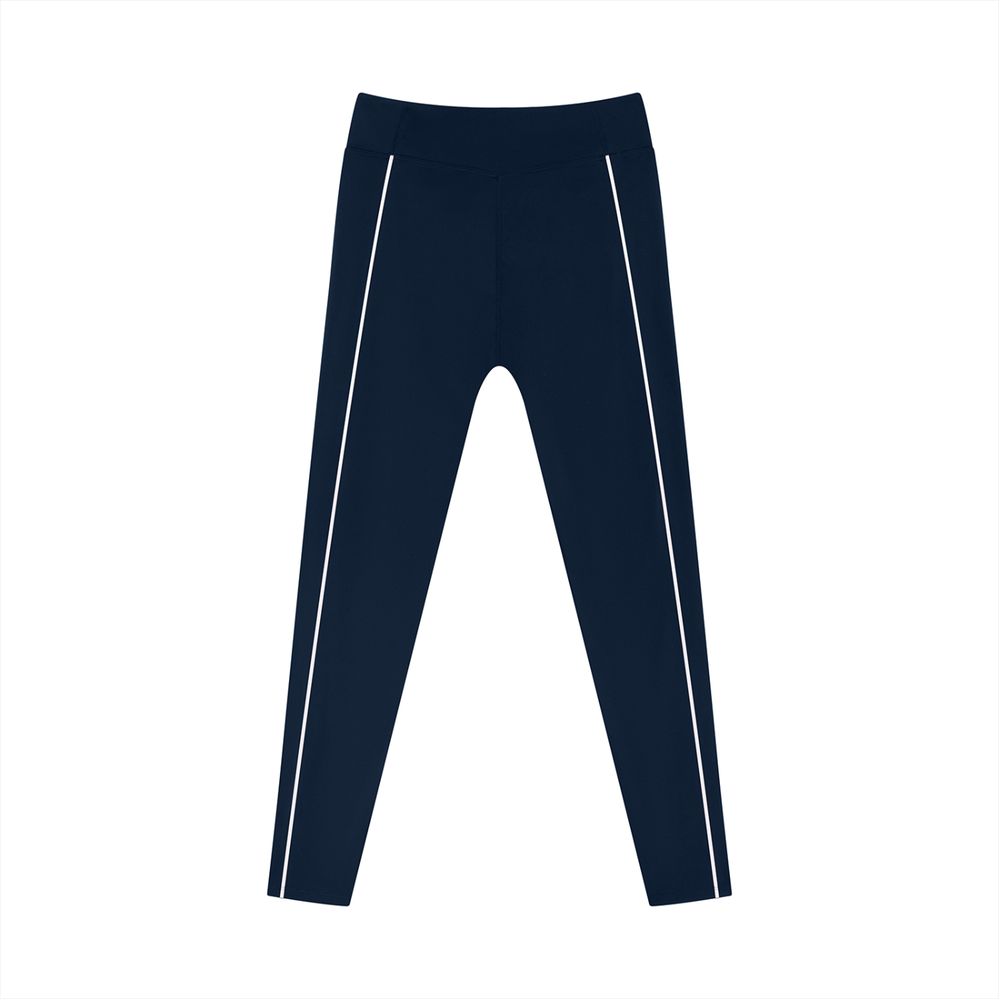 KORTEZ - High-Waist Tapered Performance Leggings / Navy Blue