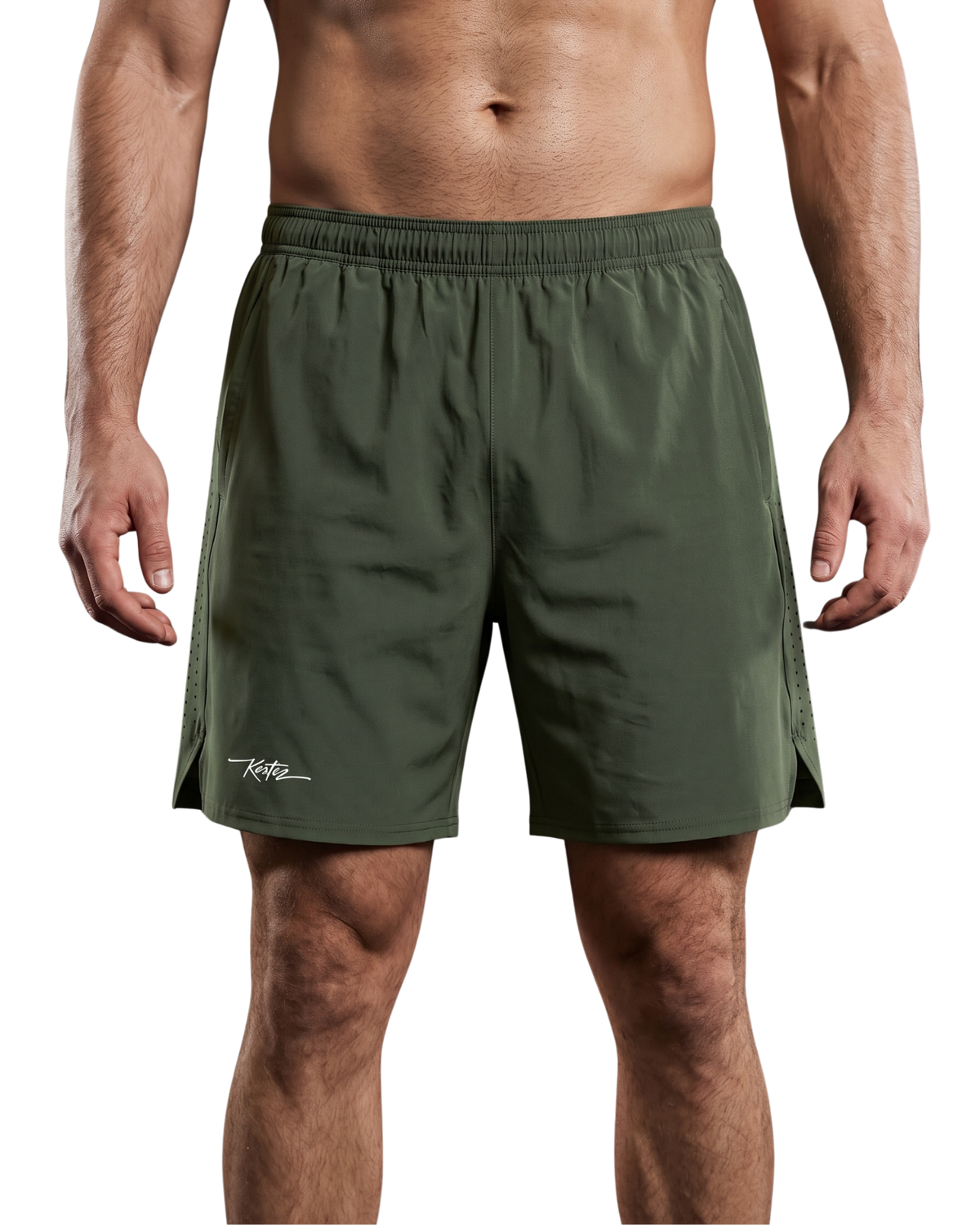KORTEZ - Essential Lightweight Performance Shorts / Army Green