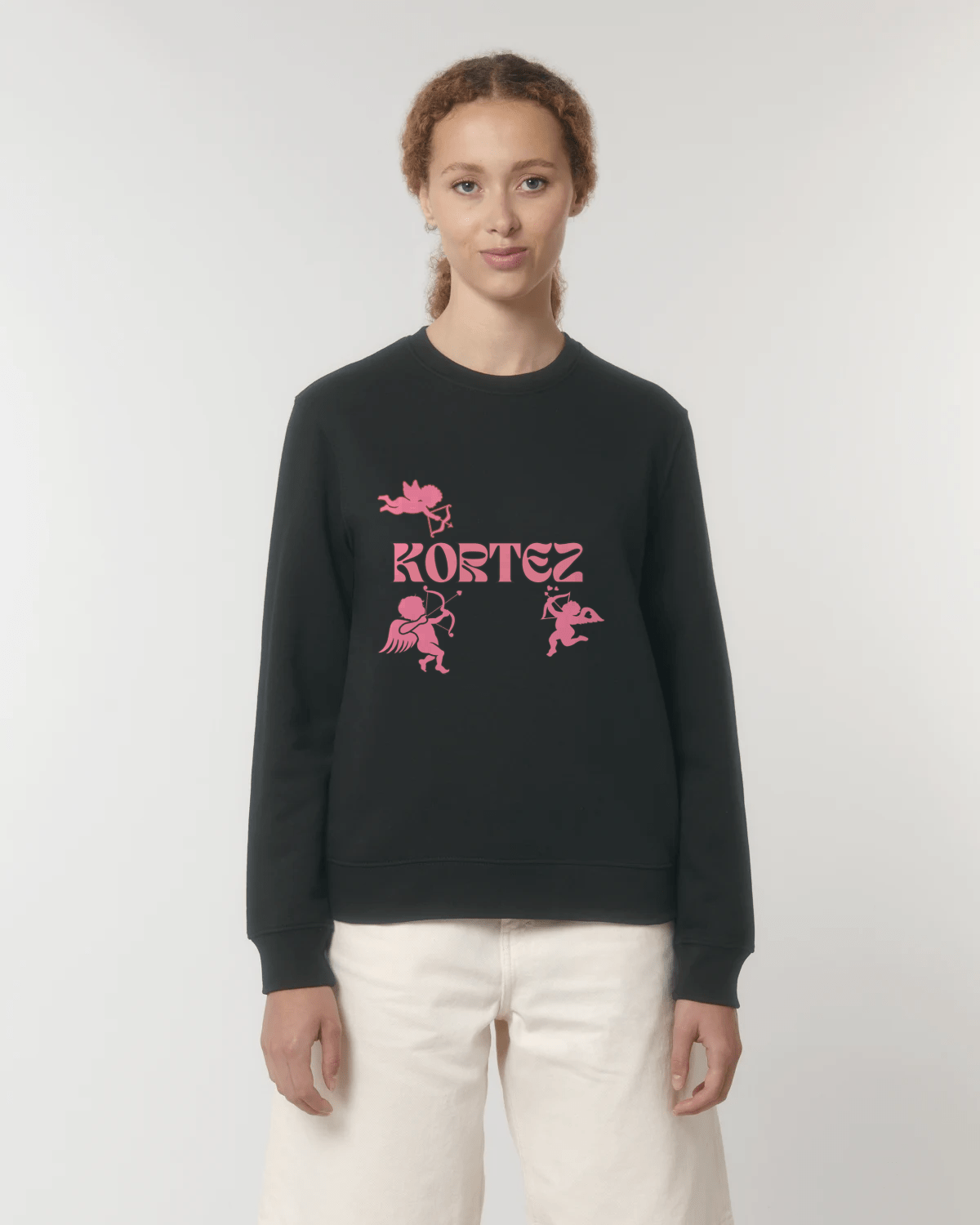 KORTEZ - Arrowed by Cupid Sweater (Black Pink)