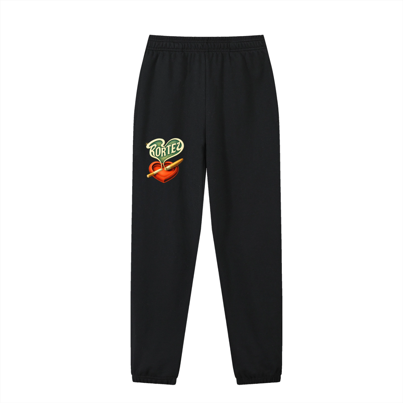 KORTEZ - Ashtray Love Essential Joggers / Black
