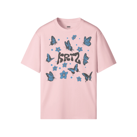 KORTEZ - BUTTERFLY GRAPHIC TEE / PINK