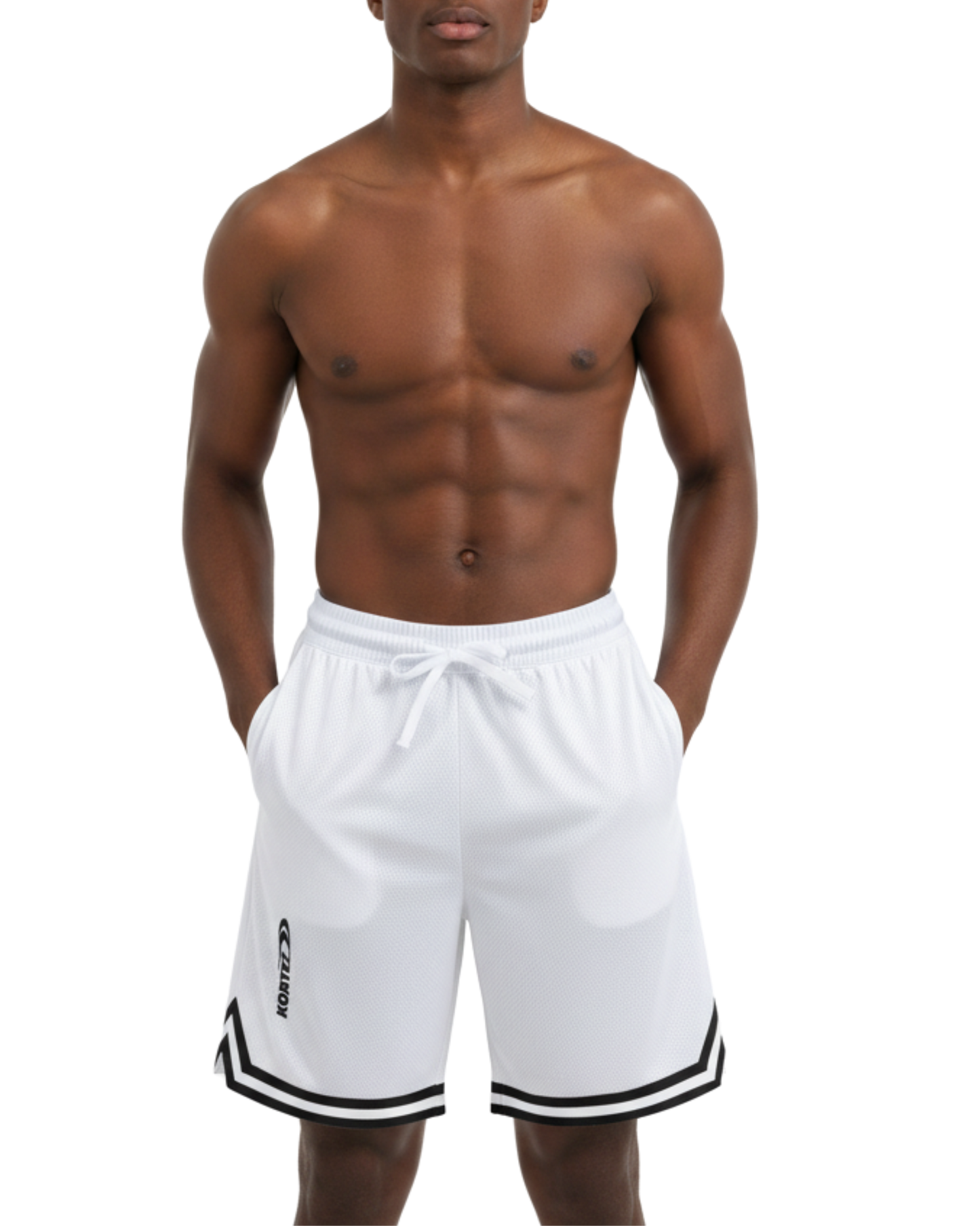 KORTEZ - Basketball Shorts / White