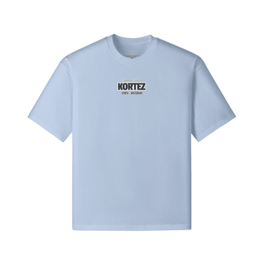 KORTEZ - Boxy T-shirt (Baby blue)