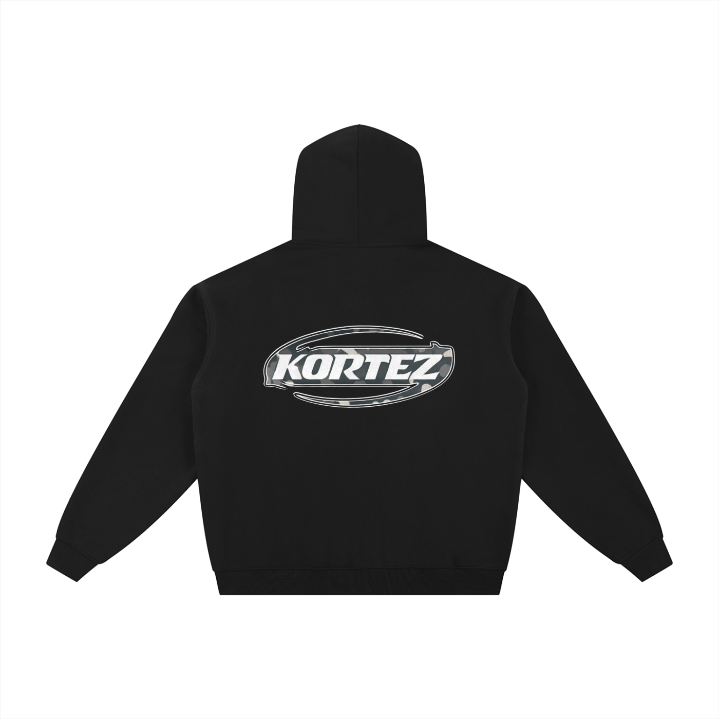 KORTEZ - Camo Essential Fleece Zip / Black