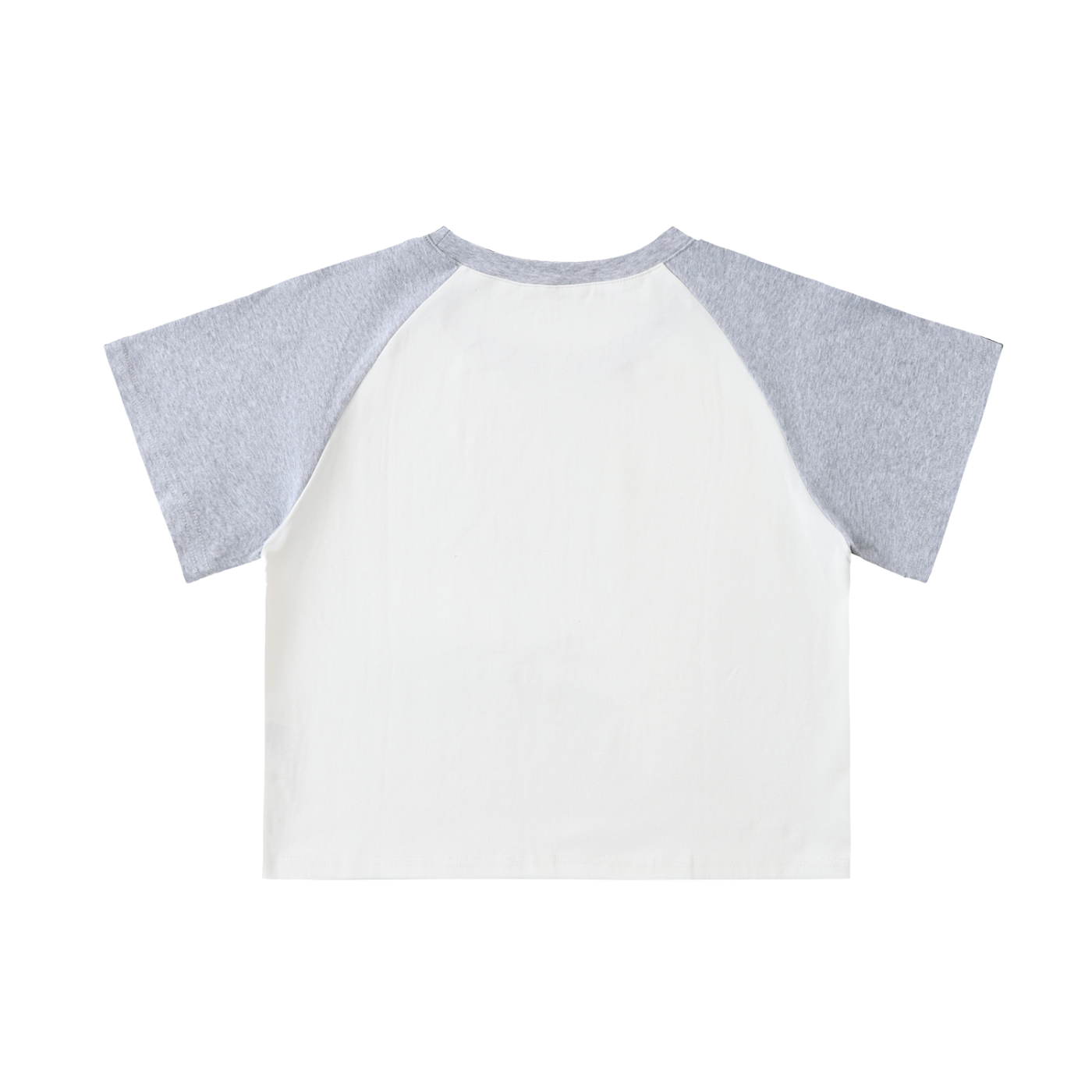 KORTEZ – Classic Oval T-Shirt / White & Gray