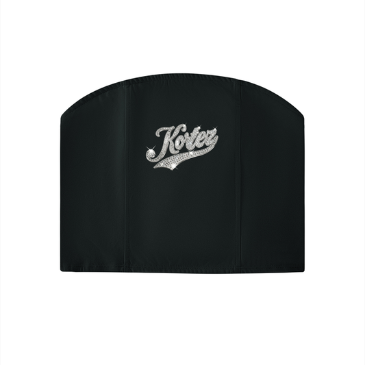 KORTEZ - Cropped Tube Top / Black