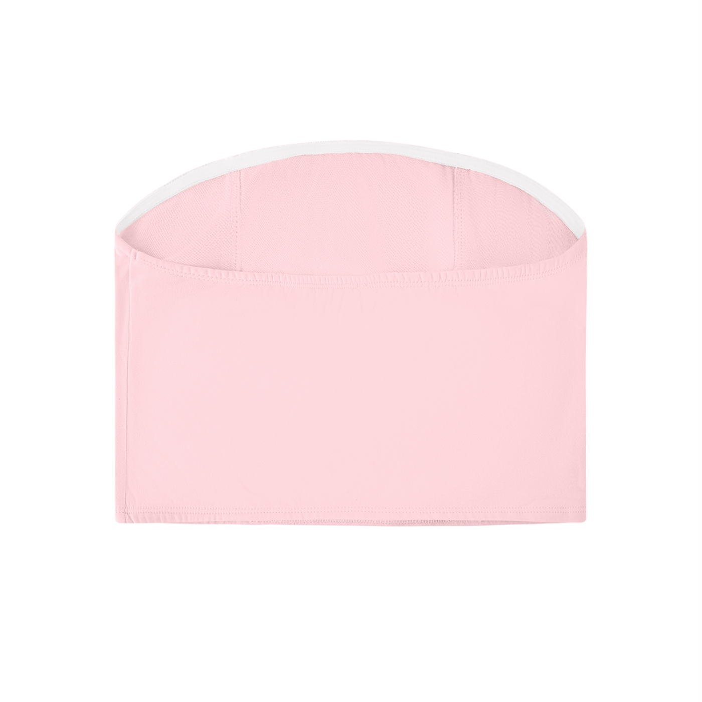 KORTEZ - Cropped Tube Top / Pink