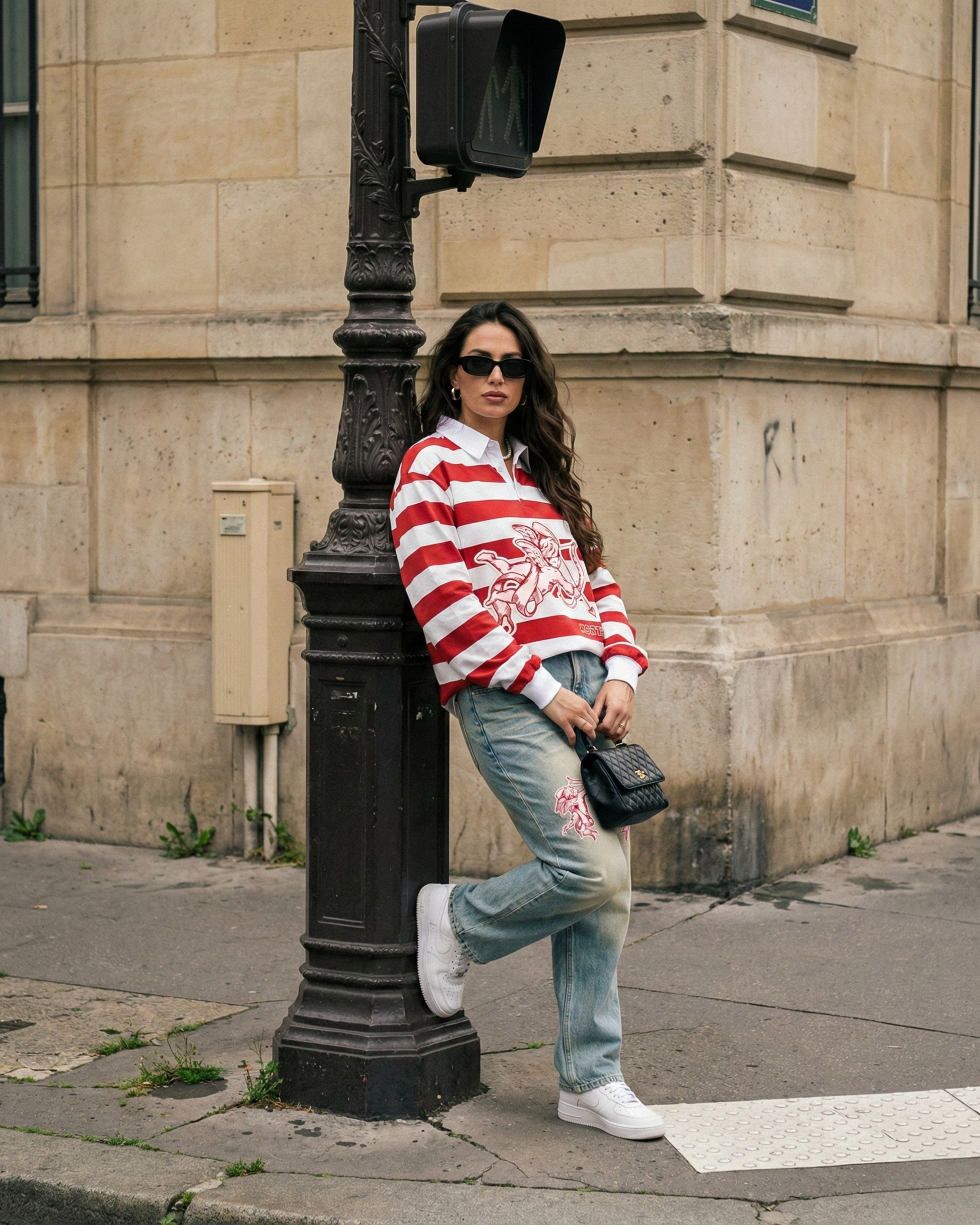 KORTEZ - Cupid Stripe Polo Shirt