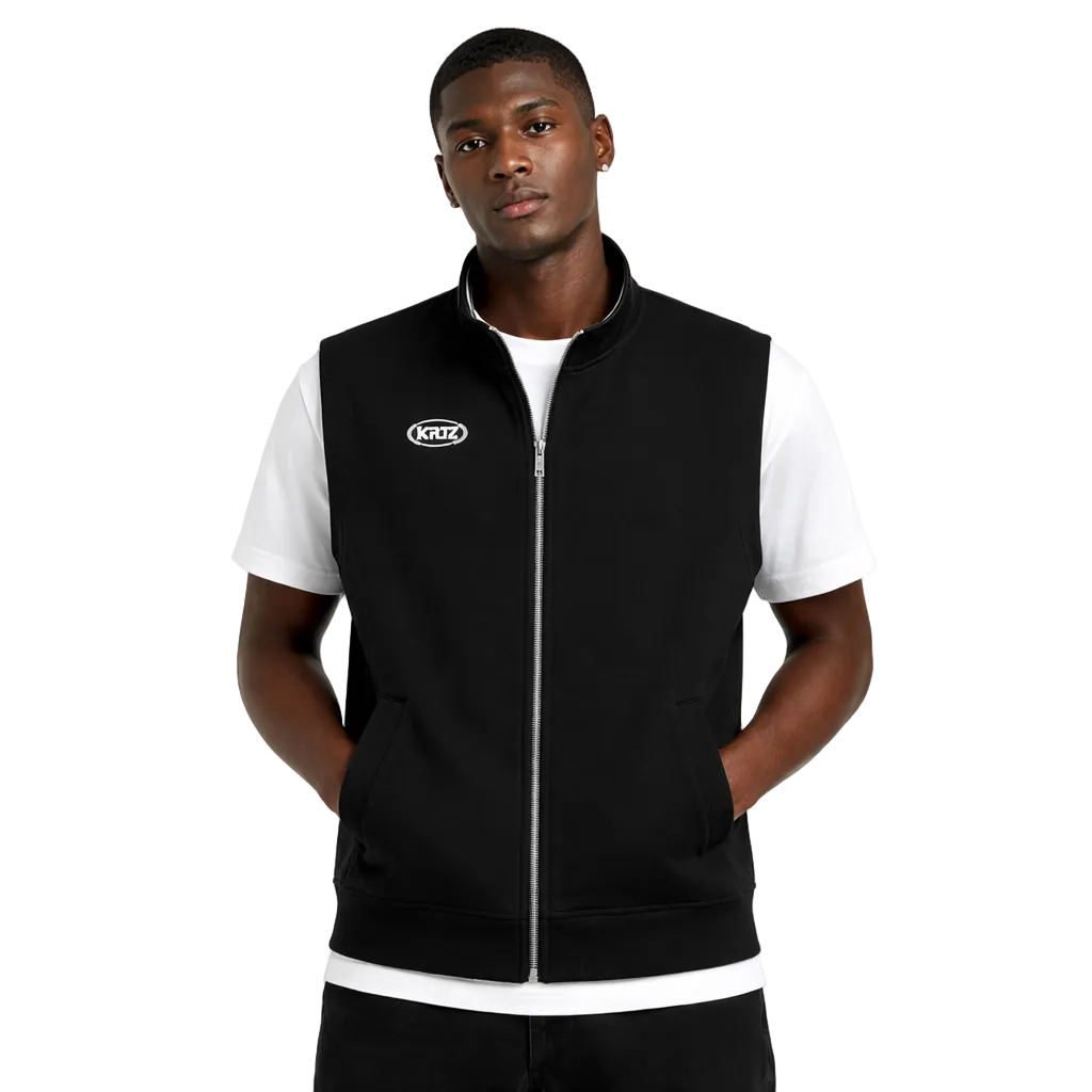 KORTEZ - Essential Emblem Vest / Black