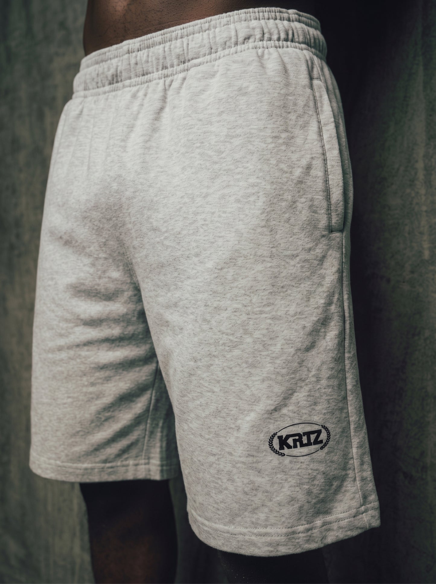 KORTEZ - Essential Heavyweight Shorts / Flower Gray