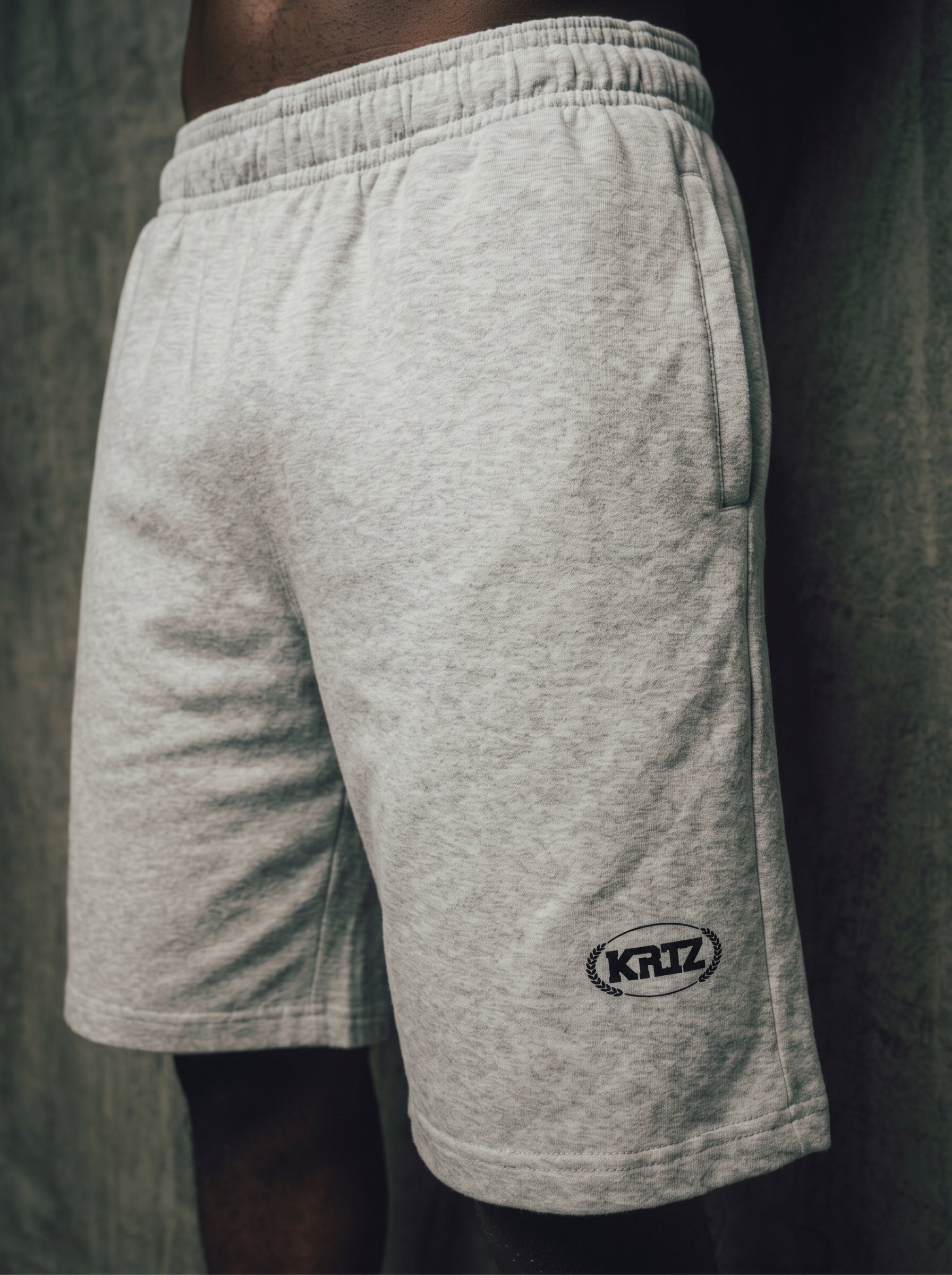 KORTEZ - Essential Heavyweight Shorts / Flower Gray