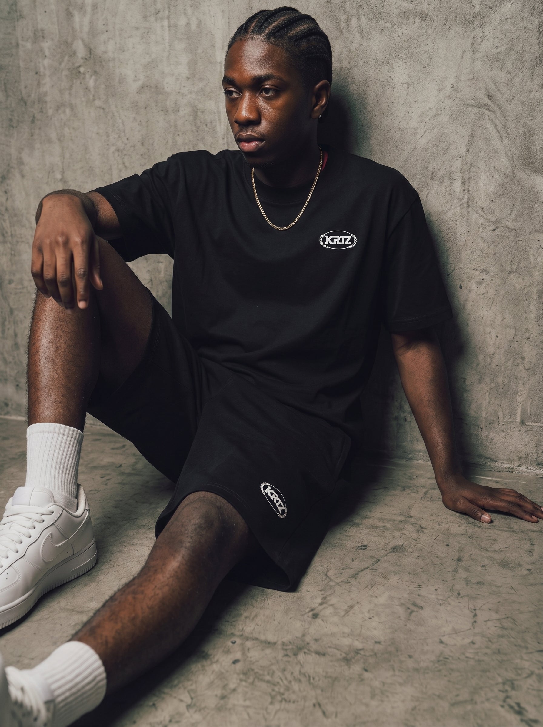 KORTEZ - Essential Heavyweight Tee / Black