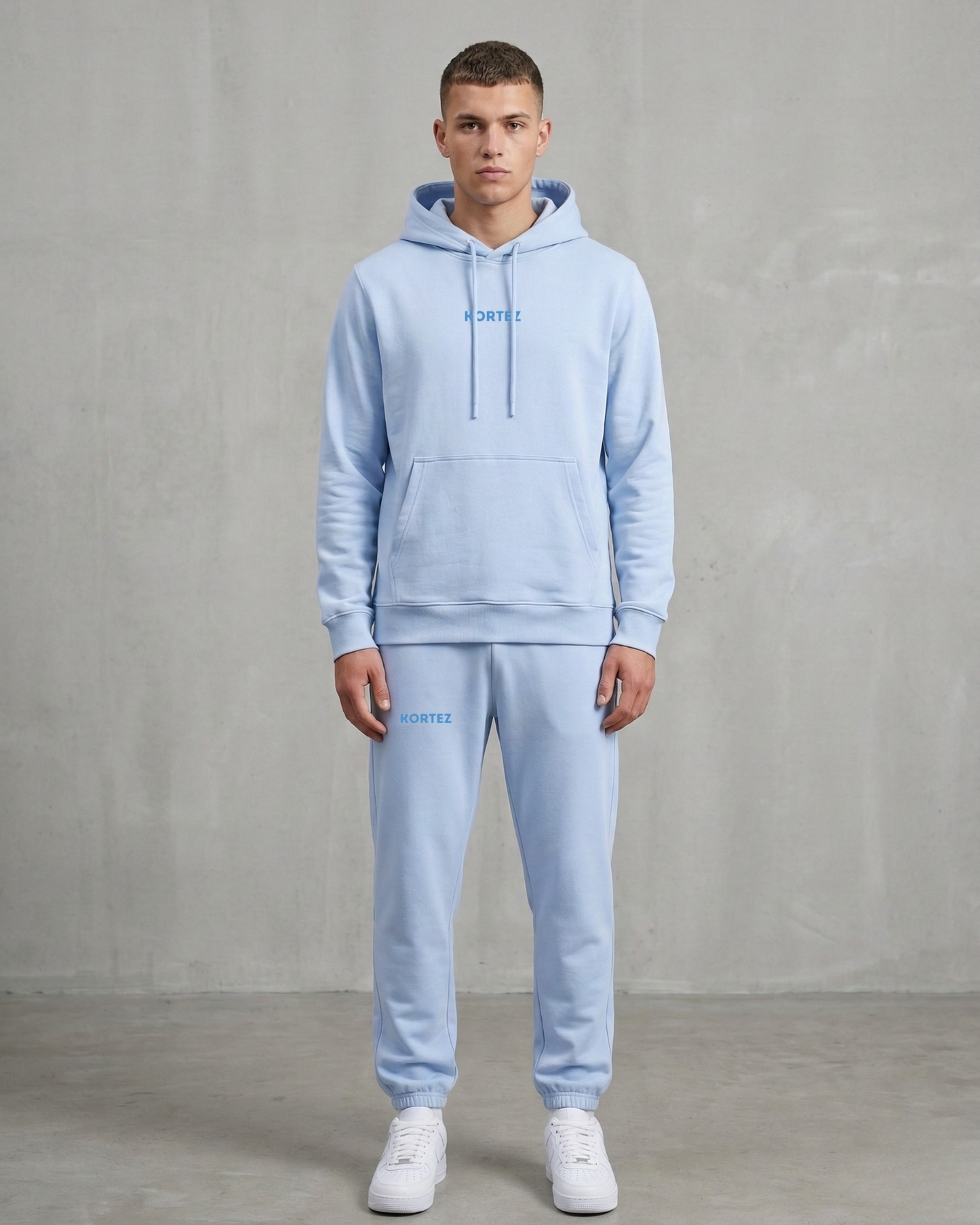 KORTEZ - Essential Hoodie / Baby Blue