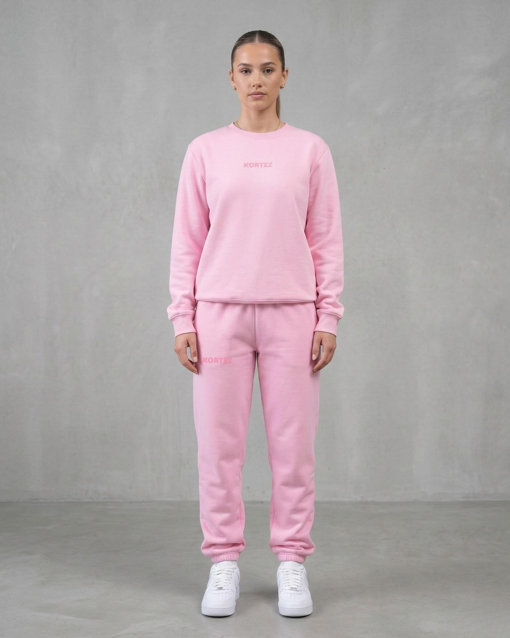KORTEZ - Essential Sweatshirt / Baby Pink