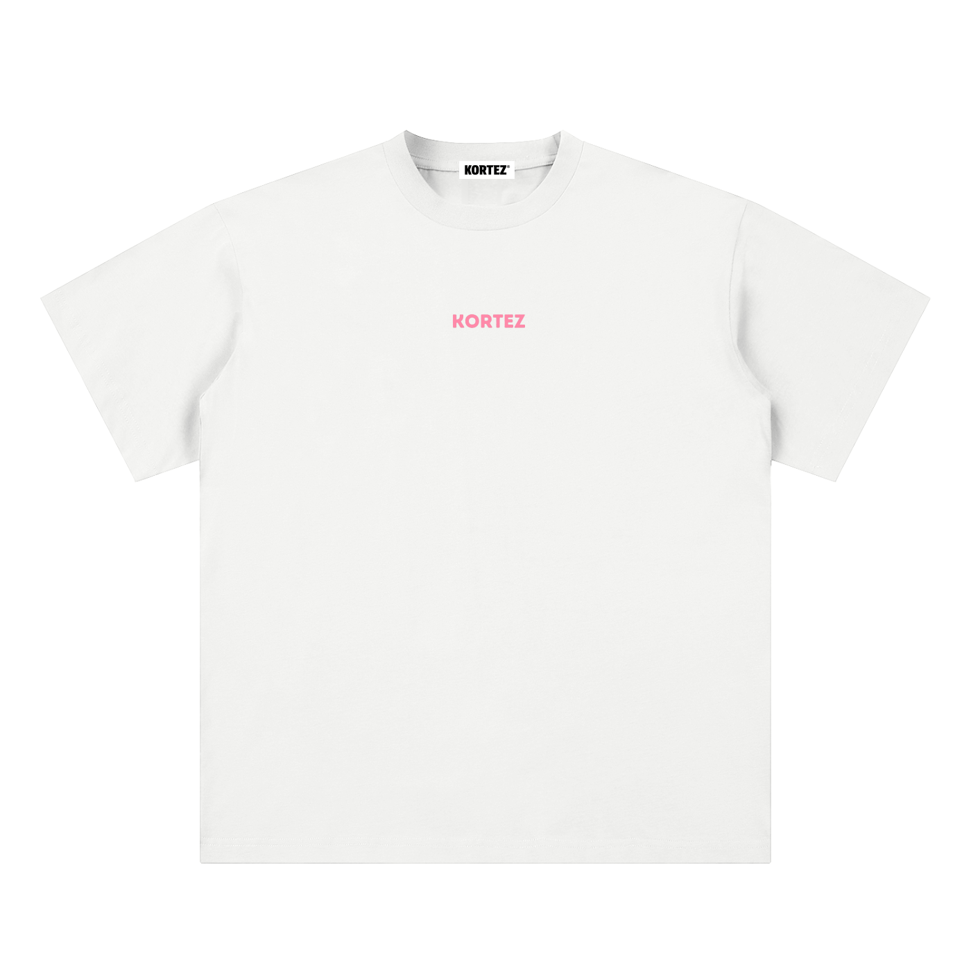 KORTEZ - Essential Tee / Pink Logo