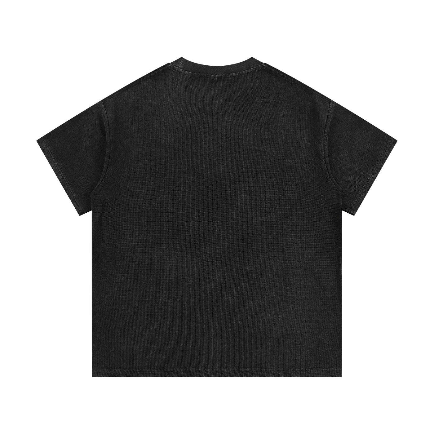 KORTEZ - Essential Waffle Knit Tee / Black